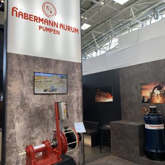Стенд Habermann Aurum Pumpen в выставочном павильоне BAUMA 2019