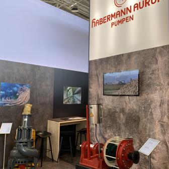 Стенд Habermann Aurum Pumpen в выставочном павильоне BAUMA 2019